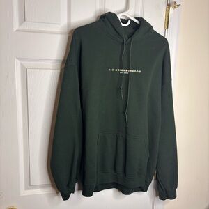 Neighborhood Dark Green Pullover Hoodie with Small Chest Logo